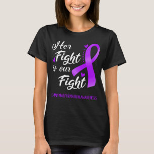 T-shirt Son combat contre la malformation de Chiari
