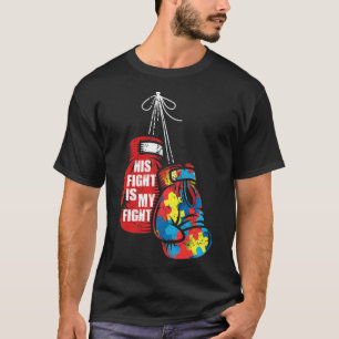 T-shirt Son Combat Est Ma Boxe Fight Sensibilisation sur l