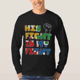 T-shirt Son Combat Est Ma Sensibilisation sur l'autisme De