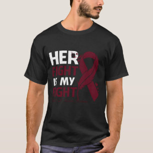 T-shirt Son combat est mon combat CELLULAIRE CELLULE SICKL