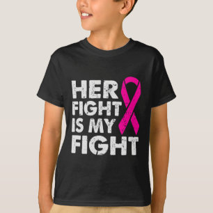 T-shirt Son combat est Mon combat Conscience du cancer du 