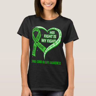 T-shirt Son Combat Est Mon Combat Contre La Maladie Spinal