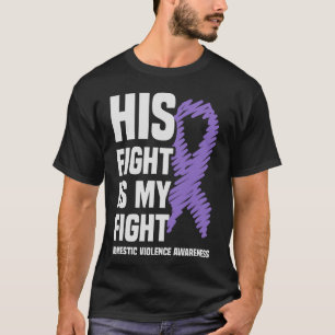 T-shirt Son Combat Est Mon Combat Contre La Violence Domes