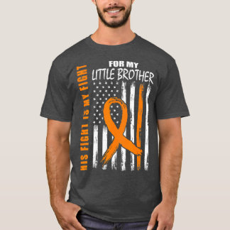 T-shirt Son Combat Est Mon Combat Frère Leucémie Awar