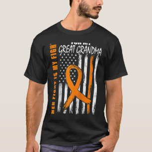 T-shirt Son Combat Est Mon Combat Grande Leucémie Grand-Mè