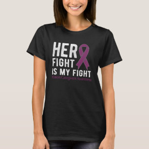 T-shirt Son combat est mon combat Honors Caregiers