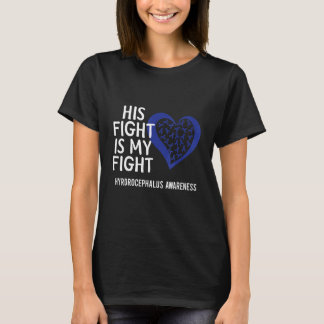 T-shirt Son combat est mon combat Hydrocéphalie sensibilis