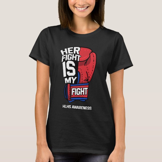 T-shirt Son combat est mon combat Hypoplastique Coeur gauc (Devant)