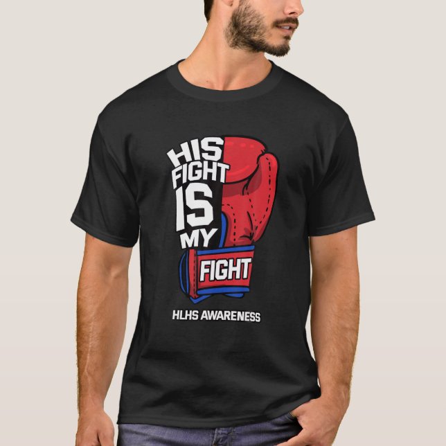 T-shirt Son combat est mon combat Hypoplastique Coeur gauc (Devant)