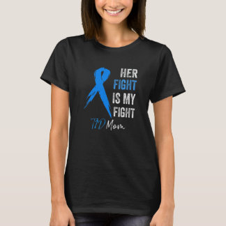 T-shirt Son Combat Est Mon Combat Maman T1D Diabète De Typ