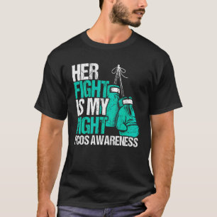 T-shirt Son combat est mon combat Sensibilisation au SOPK 