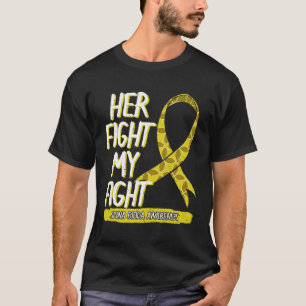T-shirt Son Combat Est Mon Combat Spina Bifida Spine Suppo