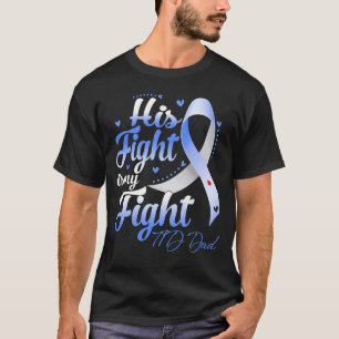 T-shirt Son Combat Est Mon Combat T1D Papa Type 1 Diabète
