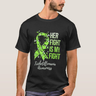 T-shirt Son combat est mon combat Trichotillomania Sensibi
