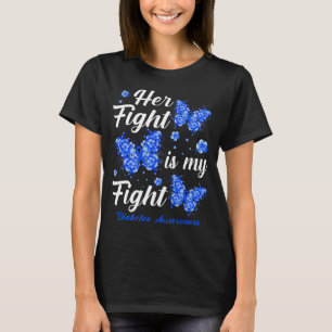 T-shirt Son Combat Est Mon Combattre Le Papillon De Sensib