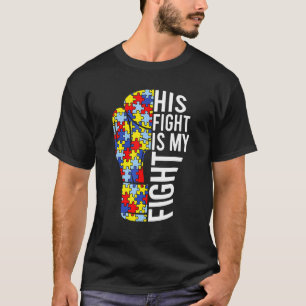 T-shirt Son Combat Est Mon Fight Sensibilisation sur l'aut