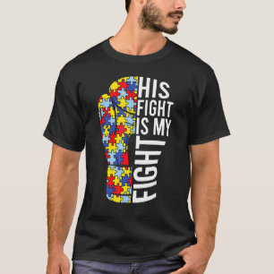 T-shirt Son Combat Est Mon Fight Sensibilisation sur l'aut