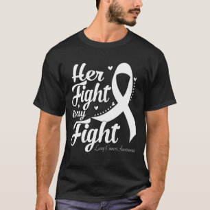 T-shirt Son combat est mon mois de lutte de sensibilisatio