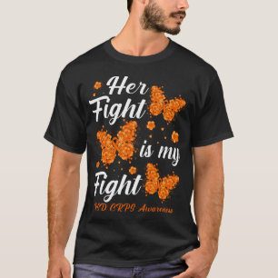 T-shirt Son combat est mon papillon de sensibilisation Fig