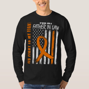 T-shirt Son Combat Est Mon Père De Combat En Leucémie De D