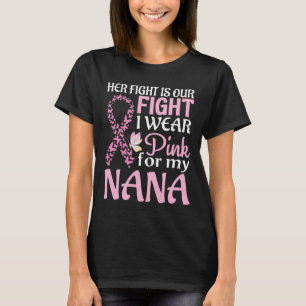 T-shirt Son Combat Est Notre Combat Je Porte Du Rose Pour