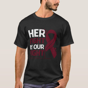 T-shirt Son combat est notre combat multi-MYELOMA AWARENE