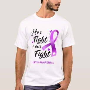 T-shirt Son combat est notre combat pour la sensibilisatio