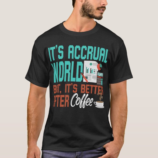T-shirt Son Comptable Mondial de Comptabilité (Devant)