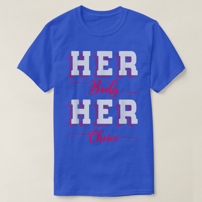 T-shirt Son Corps Son Choix Design Pour Féministes2684 (Design devant)