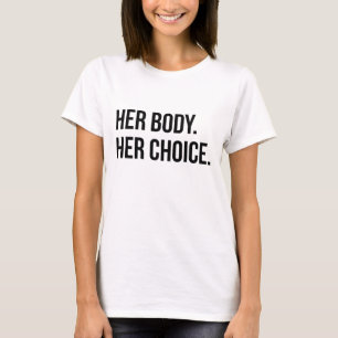 T-shirt Son Corps Son Choix Pro Choice Mens