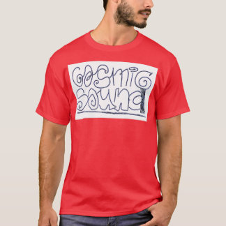 T-shirt son cosmique manuscrit