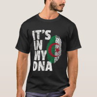 SON DANS MON ADN Algérien Algérie Drapeau T Chemis