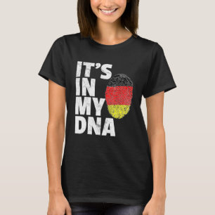 T-shirt Son Dans Mon Adn Allemagne Allemand Flag Pride Nat