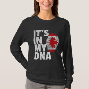 T-shirt Son Dans Mon Adn Canadien Canada Fierté Drapeau Na