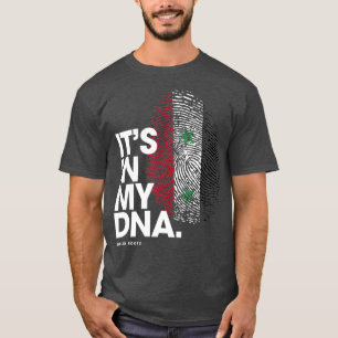T-shirt SON DANS MON ADN Drapeau Syrie racines syriennes