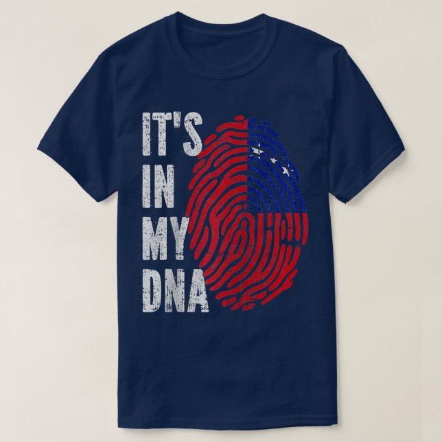 T-shirt SON DANS MON ADN Samoa Drapeau Samoan Raglan Baseb (Design devant)