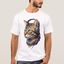 Son de moustaches – Chat abstrait en couleur