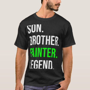 T-shirt Son Frère Peintre Légende Artiste Peintre Drôle