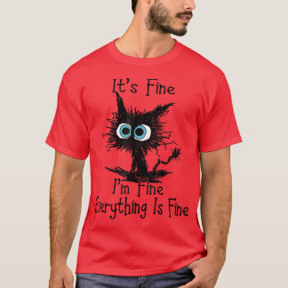 T-shirt Son Im Fin Tout Est Beau Noir Noir Beau