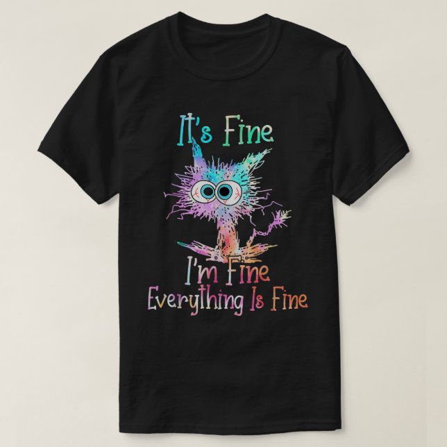 T-shirt Son Im Fin Tout Est Fin Chemise Tie Dye  (Design devant)