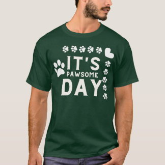 T-shirt Son Jour Pawsome