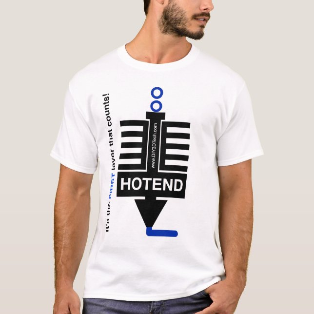 T-shirt Son la première couche qui compte ! (Devant)
