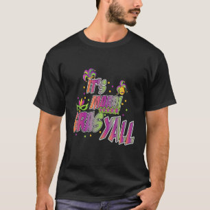 T-shirt Son Masque Mardi Gras Yall-Mardi Gras