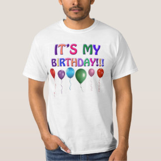 T-SHIRT SON MON ANNIVERSAIRE ET TOUT I GOT ÉTAIENT CE