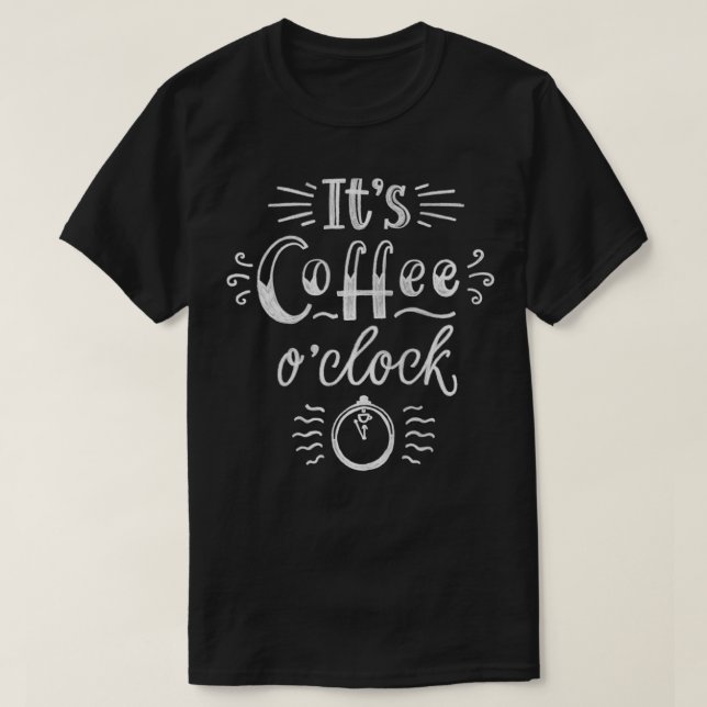 T-shirt Son OClock café (Design devant)