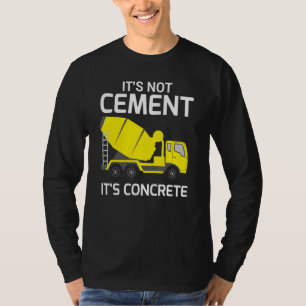 T-shirt Son pas ciment son béton - Ingénieurs civils