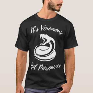 T-shirt son serpent venimeux non venimeux
