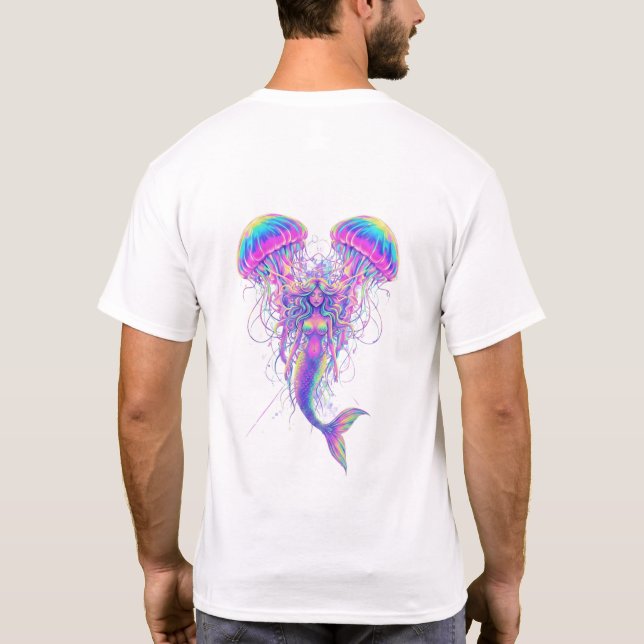 T-shirt son tee codé rave (Dos)