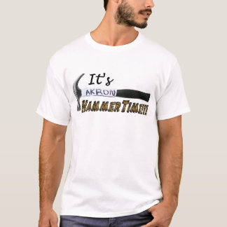 T-shirt Son temps de marteau d'Akron