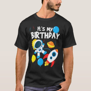 T-shirt Son Thème Espace Anniversaire Anniversaire Astrona